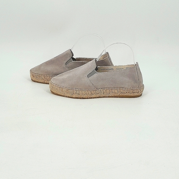 Fabiolas Espadrilles Soft Suede Loafers US Size 8 Light Gray Made in Spain EU 38 - Picture 8 of 10